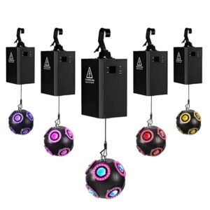LED Kinetic Football Light – Lifting DMX RGB Ball