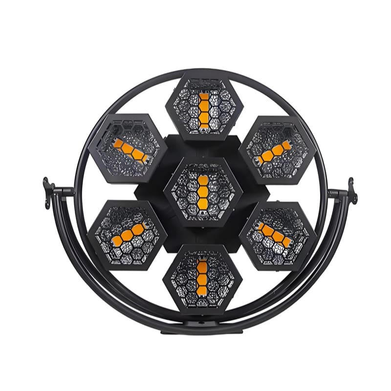 7 Head Mini LED Retro Stage Light – for DJ & Party