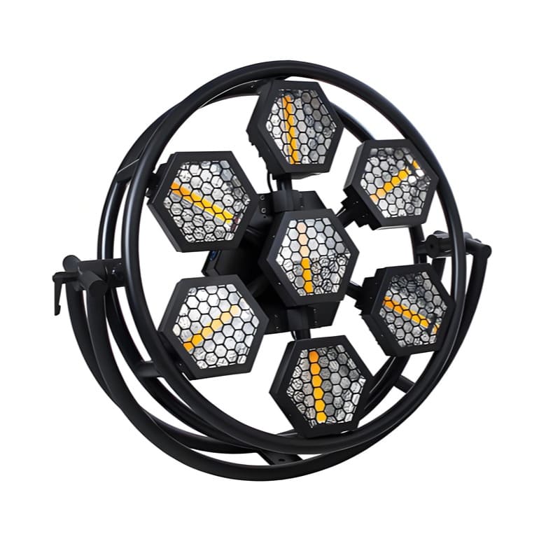 7 Head Mini LED Retro Stage Light – for DJ & Party