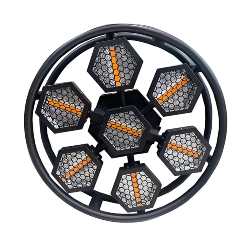 7 Head Mini LED Retro Stage Light – for DJ & Party