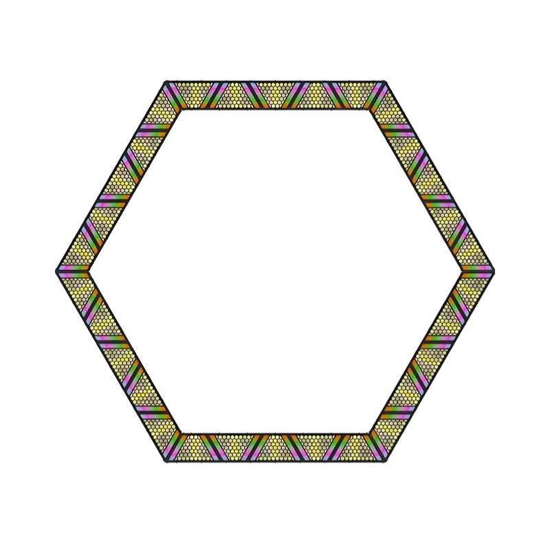 COB RGB 3in1 LED Retro Light —5x60W for Stage & Club Bar