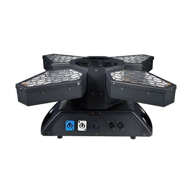 LED Retro Fan Light – 300W 4-in-1 RGBW for DJ & Party