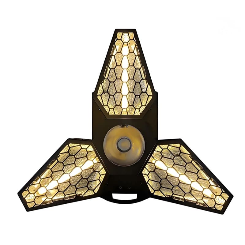 Trileaf RGB Retro Light – 3x60W Rotating Flash for DJ & Stage