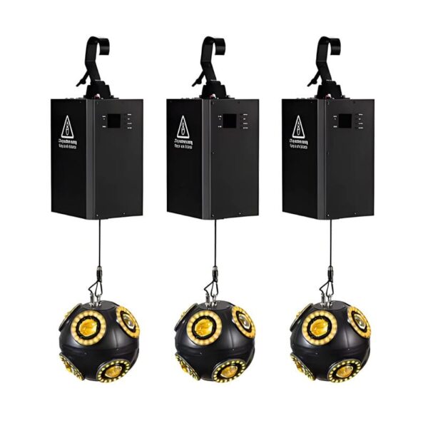 LED Kinetic Football Light – Lifting DMX RGB Ball