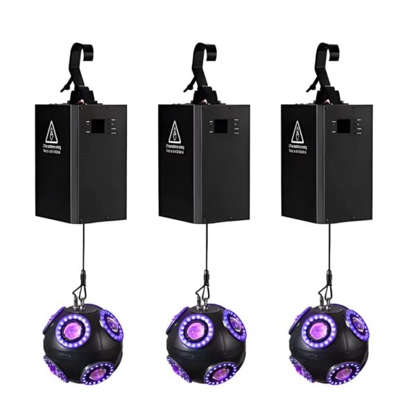 LED Kinetic Football Light – Lifting DMX RGB Ball