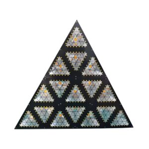 Retro Triangle LED Light – RGB Fill for Stage, DJ & Decor