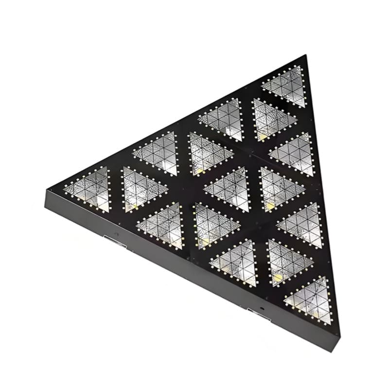 Retro Triangle LED Light – RGB Fill for Stage, DJ & Decor