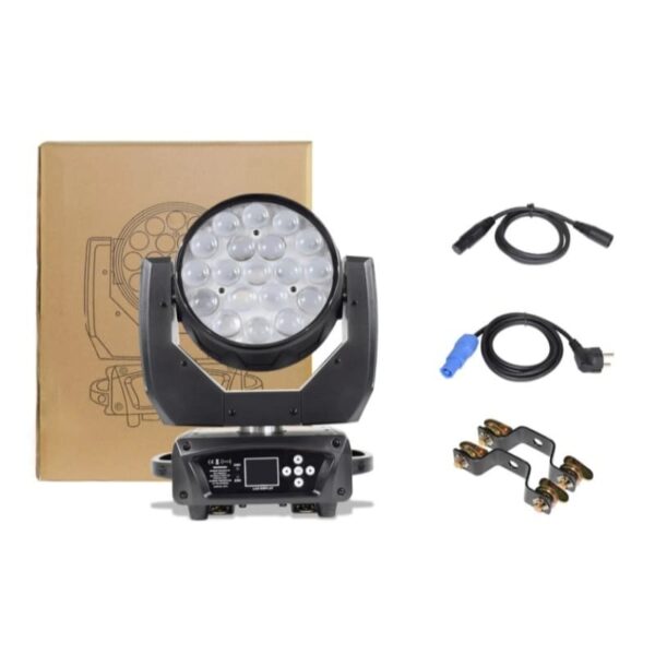 19x15W RGBW Wash Zoom Moving Head Light