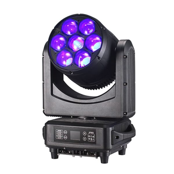 7x40W RGBW Wash Zoom Moving Head Light