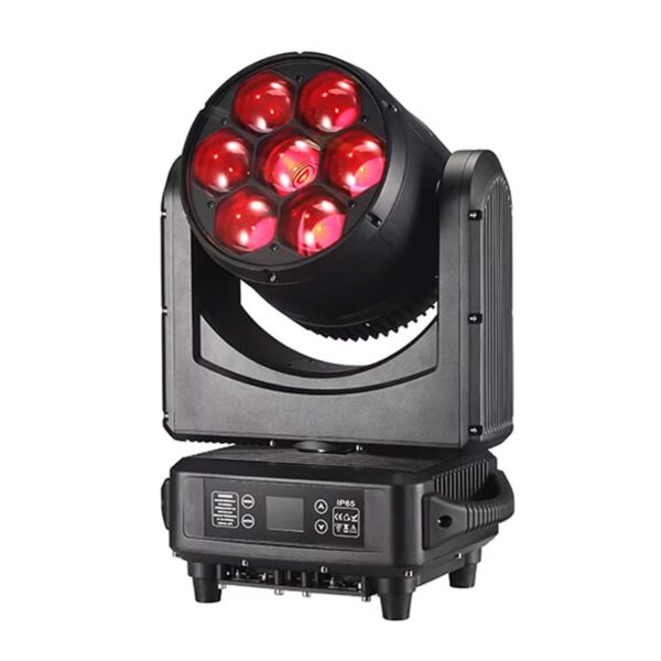 7x40W RGBW Wash Zoom Moving Head Light